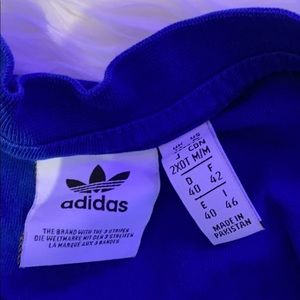 Blue adidas top